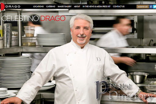 Website preview for: Celestino Drago