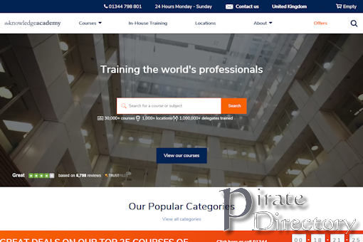Website preview for: The Knowledge Academy