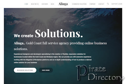 Website preview for: Alinga AU