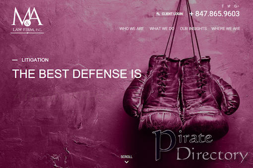 Website preview for: MA Law Illimois