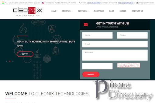 Website preview for: Cleonix Technologies