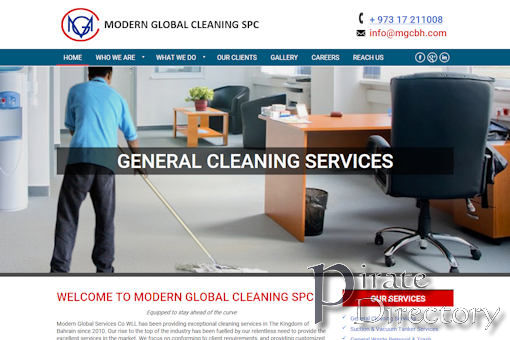 Website preview for: Modern Global Cleaning SPC