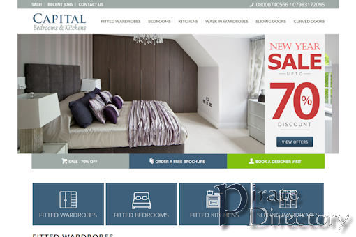 Website preview for: Fitted Wardrobes London
