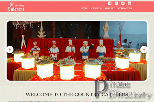 Website preview for: Country Caterers IN