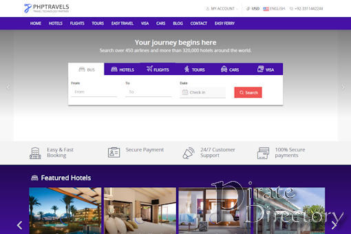 Website preview for: Waotravels