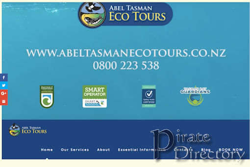 Website preview for: Abel Tasman Eco Tours NZ