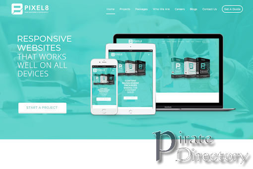 Website preview for: Pixel8 Web Solutions