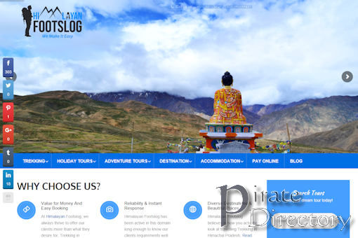 Website preview for: Himalayan Footslog