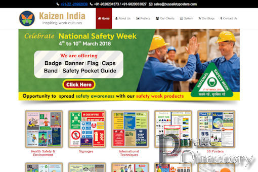Website preview for: Best Safety Posters
