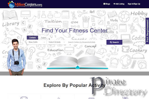 Website preview for: Millioncenters