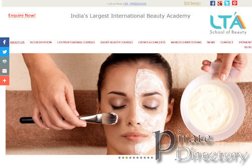 Website preview for: LTA School of Beauty