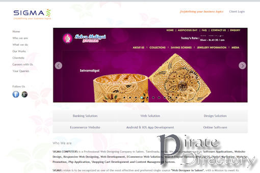 Website preview for: Sigma Ciomputers IN