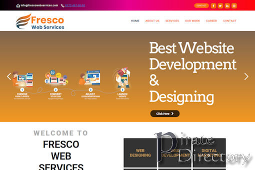 Website preview for: Fresco Web Services