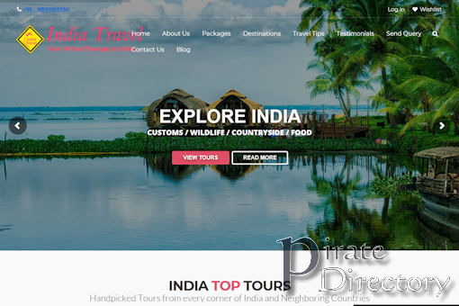 Website preview for: India Travel