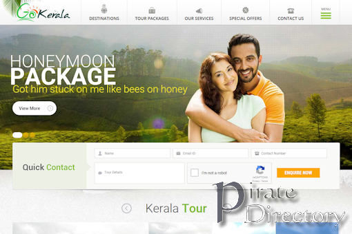 Website preview for: Go Kerala IN