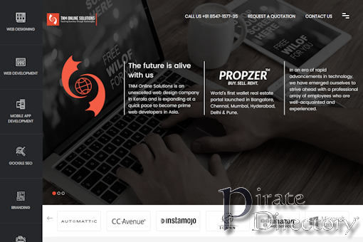 Website preview for: TNM Online Solutions Pvt Ltd