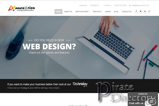 Website preview for: Annexorien Technology Pvt. Ltd
