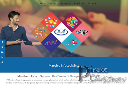 Website preview for: Maestro Infotech System