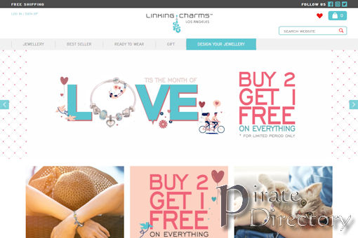 Website preview for: Linking Charms