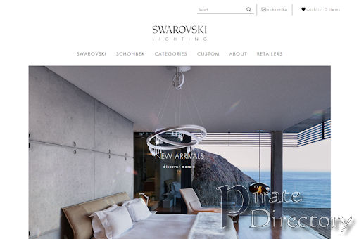 Website preview for: Chennai Swarovski Lighting