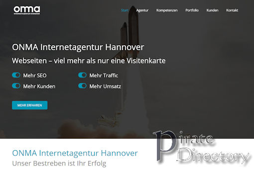 Website preview for: ONMA Online Marketing GmbH