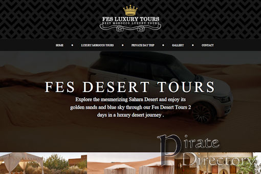 Website preview for: Fes Luxury Tours