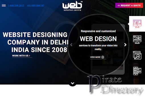 Website preview for: Web Solution Centre