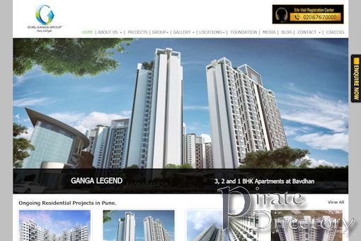 Website preview for: Goel Ganga Group