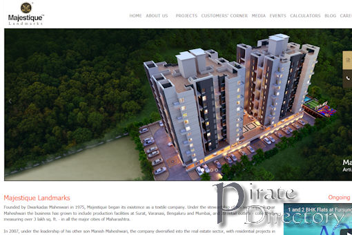 Website preview for: Majestique Properties