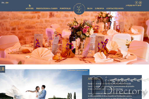 Website preview for: Lace & Lavande