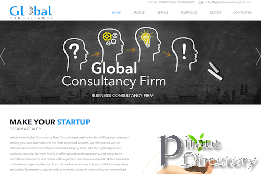 Website preview for: Global Consultancy Firm