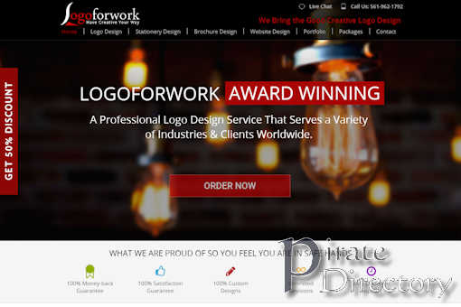 Website preview for: LogoForWork
