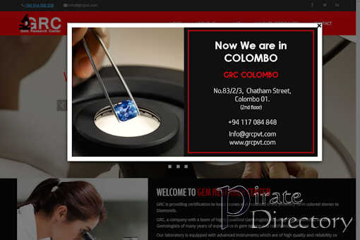 Website preview for: Gem Research Center