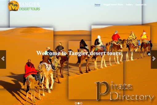Website preview for: Tangier Desert Tours