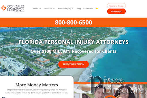 Website preview for: Gonzalez Levenson