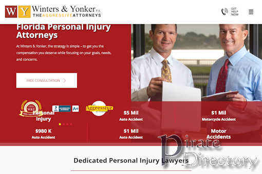 Website preview for: Winters and Yonker