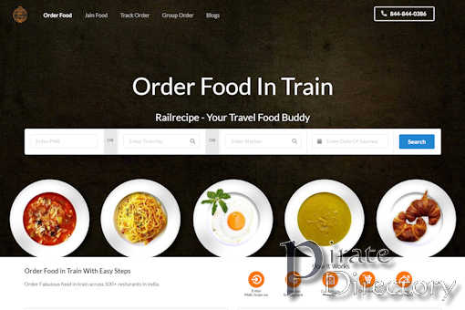 Website preview for: Rail Recipe