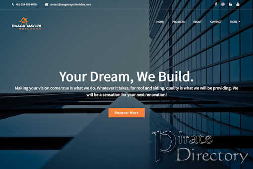 Website preview for: Raaga Mayuri Builders Website preview for: Raaga Mayuri Builders