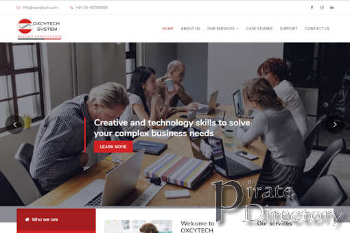 Website preview for: Oxcytech